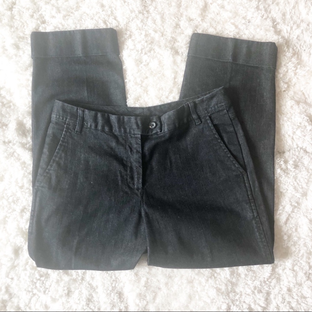 Talbots Cropped Stretch cuffed Jeans. size 4